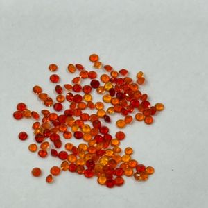 Fine Quality Natural Mexican <b>Fire</b> Opal Round Cut 3mm Calibrated Loose Orange Opal Gemstones Untreated Wholesale Grade <b>Stone</b> - Product Image 6