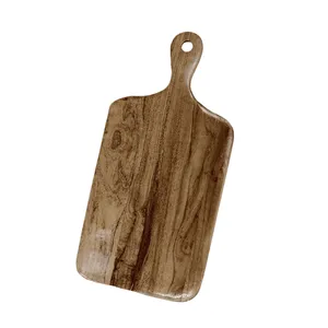 Planches à découper en bois d'exportateur indien, fabrication artisanale durable, forme rectangulaire, lavables au lave-vaisselle, légères, pour usage domestique et en restaurant - Product Image 1