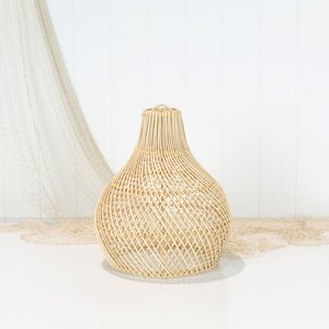 Lámpara Colgante de Ratán Hecha a Mano, Luz Colgante Tejida Natural, Decoración Boho para el Hogar, Lámpara para Sala de Estar, Dormitorio y Hotel/Resort - Product Image 3