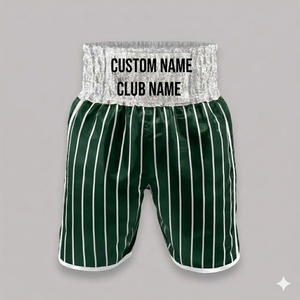 High Demanded OEM Factory Men’s MMA Kick Boxing <b>Shorts</b> <b>Lightweight</b> Quick-Dry Grappling Striped Kick Boxing <b>Shorts</b> - Product Image 6