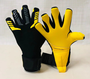Gants de gardien de but en latex personnalisés pour le football, la gym et l'extérieur, taille junior, professionnel, forte adhérence, paume en latex antidérapante, respirant, avec protection des doigts - Product Image 1