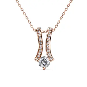 OEM Sterling Silver Premium Austrian Crystal Jewelry European Design Classic Fashion Women Pendant Destiny Jewellery