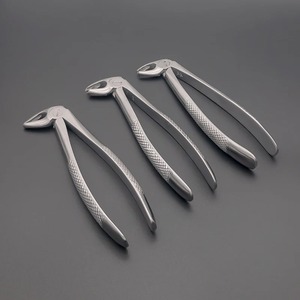 BAFA SURGICAL INSTRUMENTS Juego de fórceps manuales para extracción dental de dientes del juicio tenso y fórceps apicales para raíces residuales - Product Image 1