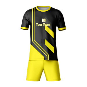 <b>Cheap</b> Price Custom Made Sportswear Soccer Uniform <b>Set</b> Breathable Sublimation Logo Blank 100% Polyester V-neck Short Sleeve - Product Image 4
