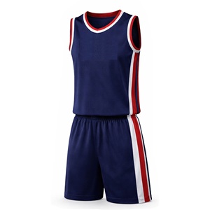 Ensemble d'uniformes de basketball de qualité supérieure, 100 % polyester, style tendance, respirant, logo personnalisé, vente en gros, nouveaux uniformes de sport - Product Image 2