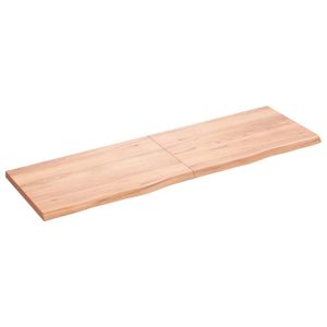 Estante de Pared de Madera de Roble Macizo Marrón Claro, 63 x 19.7 Pulgadas, Unidad de Exhibición Plegable - Product Image 2