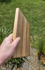 Planche à découper rectangulaire durable en acacia écologique, réutilisable pour les légumes, les fruits et la viande - Product Image 6