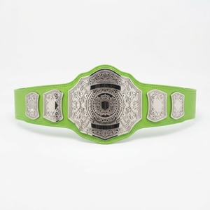 Ceinture de championnat sportive personnalisée, ceinture de récompense pour la lutte et la boxe, plaques métalliques de qualité supérieure, sangle en cuir, logo gravé - Product Image 2