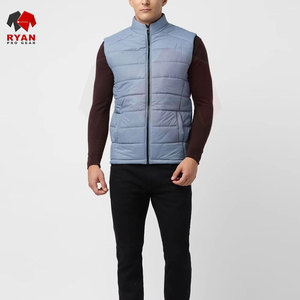 Chaleco acolchado para hombre, chaqueta acolchada ligera sin mangas, ropa informal cálida para invierno - Product Image 4