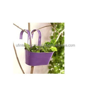 Maceta cuadrada de metal decorativa para el hogar, soporte de Metal con asa para plantas y flores, el mejor diseño de color, muestra gratis - Product Image 4