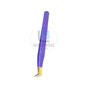 Pince à épiler pour extensions de cils en acier inoxydable de qualité supérieure, faible MOQ, vente en gros - Product Image 4