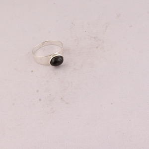 Wholesale 925 Sterling Silver Oval Black Onyx <b>Ring</b> Bezel Set Natural Gemstone Cabochon <b>Plain</b> Band Fine Jewelry Party - Product Image 4