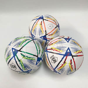 Ballon de football en cuir durable, cousu à la machine, personnalisable, dernier style, en vente en ligne - Product Image 6