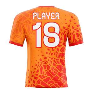 Camiseta de fútbol personalizada con sublimación, uniforme de fútbol, equipación de equipo, ligera, transpirable, de secado rápido, ropa deportiva al por mayor. - Product Image 6