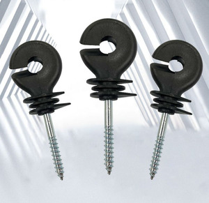 Accesorios para Cercas Eléctricas, Aislador de Cerca, Aislador de Plástico para Postes de Madera, Aisladores de Rosca - Product Image 2