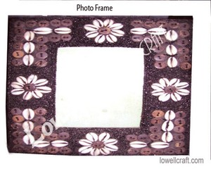 embroider photo Floral Shell decoration picture pohto <b>frame</b> EmbellishFrameCustom Stitched Photo <b>Frame</b> Embroidered Treasures - Product Image 1
