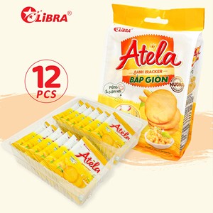 Sweet & Crispy Joy Corn Crispy Crackers 228G Caja de bolsita de sabor dulce Salado - Product Image 3