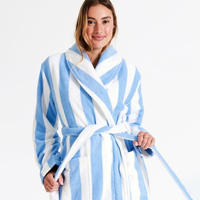 Jubah Mandi Wanita Mewah Berkualitas Tinggi, Tebal, Lembut, Gaya Kasual, Cepat Kering, Bernapas, Lengan Panjang, Cocok untuk Musim Dingin dan Semi