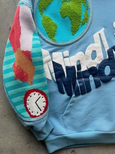 เสื้อฮู้ดดี้โอเวอร์ไซส์ผ้าฝ้ายฟลีซ 380 GSM สำหรับผู้ชาย สกรีนแบรนด์ได้ ทรงหลวม แขนยาว แฟชั่นฤดูหนาว ใส่ได้ทั้งฤดูใบไม้ร่วงและฤดูหนาว - Product Image 6