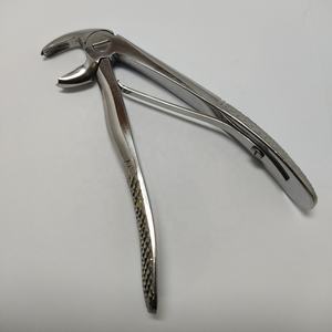 Forceps dentaires pédiatriques Klein Fig.6, manuels, de haute qualité, en acier inoxydable de qualité médicale, pinces d'extraction dentaire, poignée ergonomique - Product Image 6