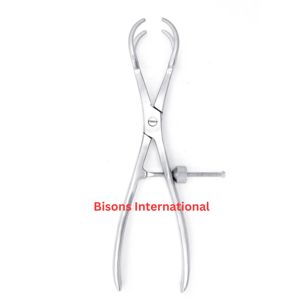 Pince chirurgicale manuelle orthopédique BISONS pour la réduction de la rotule, en acier inoxydable, pour la préhension osseuse - Product Image 3