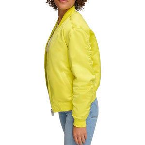 <b>Womens</b> Winter Relaxed Sheep Skin Bomber <b>Jacket</b> Lightweight Windproof Comfortable Button-Up Outerwear for Casual Wear Streetwear - Product Image 3