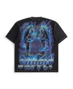 T-shirt en coton surdimensionné imprimé DTG pour hommes et femmes, t-shirt streetwear à motif personnalisé, t-shirt décontracté respirant et doux, haut tendance - Product Image 4