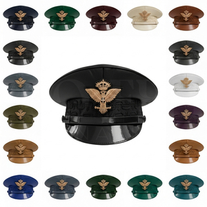 Hot Selling Pro Felt High Quality Manufacturer Uniform Adjustable Peak <b>Caps</b> Unisex Comfortable Fit for Outdoor Wear General <b>Caps</b> - Product Image 1