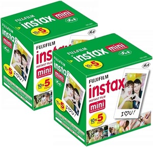 Película Instantánea Instax Mini, 10 Hojas de 5 Paquetes × 2 - Product Image 2