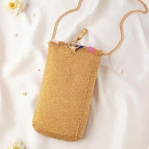 Bolso de mano de lujo moderno para San Valentín, hecho a mano, con cuentas de PP grabadas, correa de guitarra, tamaño personalizado, accesorio para teléfono móvil - Product Image 6