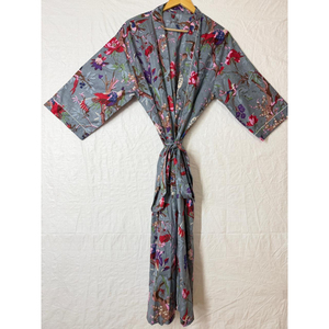 Robe kimono en coton en gros |   Exportateur en gros de kimonos bohèmes légers - Product Image 1