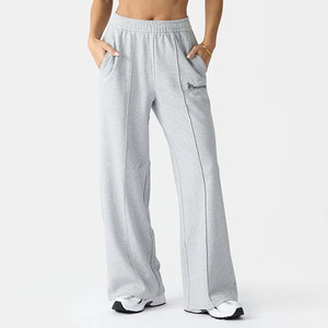 กางเกงวอร์มขาบานทรงหลวมสำหรับผู้หญิงแบบพรีเมียมสั่งทำพิเศษ – กางเกงกีฬาลำลองทรง Y2K ไซส์ใหญ่พิเศษ 3XL ขั้นต่ำในการสั่งซื้อน้อย - Product Image 3