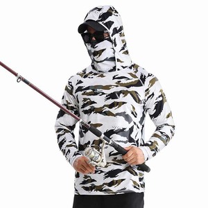Sudadera de Pesca de Manga Larga con Camuflaje, de Alta Calidad, Transpirable, Impermeable, de Secado Rápido, 100% Algodón, Unisex - Product Image 1