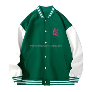 Chaqueta de béisbol universitaria de lana unisex para hombre con capucha Letterman Puffer Style Winter Satin Canvas Fabric XL Size jacket para hombre - Product Image 1