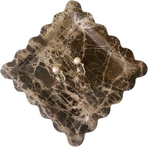 Trusted Manufacturer OEM Marble <b>Tray</b> Manufacturing Service with Custom Shape Logo Packaging and Private Label Solutions - Product Image 1