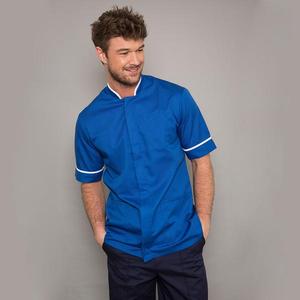 Tunique de coiffeur pour hommes, vêtements de travail pour hommes, uniformes de salon de beauté pour hommes avec logo et personnalisation des couleurs Wexturn - Product Image 5