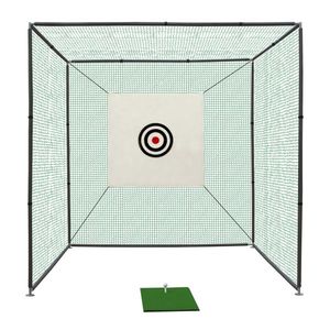Rete da Golf 10x10x10FT con Gabbia e Telaio in Metallo per Allenamento Indoor e Outdoor - Kit per l'Allenamento del Golf - Product Image 1