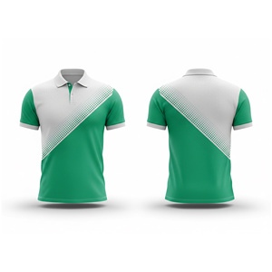 Camiseta de Cricket Cómoda de Mezcla de Algodón/Poliéster, Manga Corta, Ropa Deportiva para Hombre para Todas las Temporadas - Oferta de Fábrica al por Mayor - Product Image 1