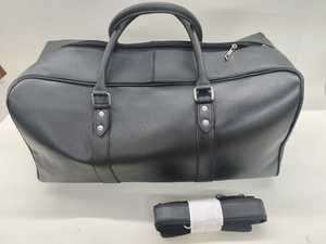 Sac de voyage unisexe vintage en cuir véritable de luxe, imperméable, léger, grand format, pour le week-end, personnalisable - Product Image 1