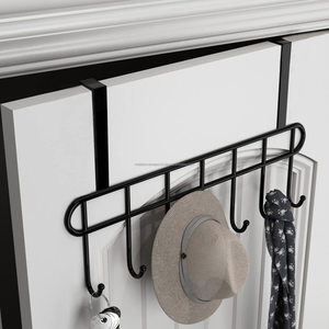 ตะขอแขวนติดผนังเหล็กอัลลอยด์ใช้งานได้หลากหลายสีขาว7ตะขอติดเองทันสมัยบ้านสำนักงานโลหะต่างประเทศ - Product Image 3