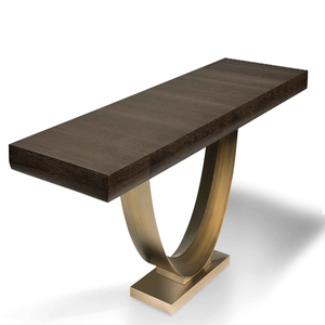 Luxury Metal Frame Wooden Top Rectangular Dining <b>Table</b>, for Home & Villas Premium Dining <b>Tables</b> - Product Image 4