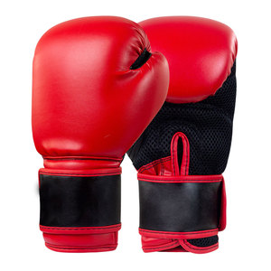 อุปกรณ์กีฬาออกแบบเอง ถุงมือชกมวย ชุดฝึกซ้อม ถุงมือชกมวยหนังแท้ - Product Image 1