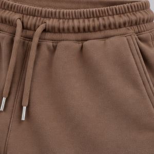 Ensemble survêtement décontracté en molleton pour homme, sweat-shirt à col rond et pantalon de jogging, motif graphique marron cacao, vêtements de sport d'hiver pour la gym et le streetwear - Product Image 6