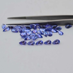 3x5mm Natural Deep Blue Tanzanite Faceted Pear Cut Loose Stone For Jewelry Making Rare Tanzanite Gemstones Wholesaler From India - Product Image 4