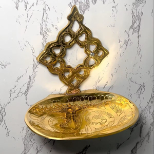 Support à savon en métal de qualité supérieure pour le comptoir de la salle de bain, organiseur de rangement pour savon - Product Image 1