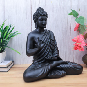 Luxury Buddha <b>Statue</b> Modern Design Style Shakyamuni Figurine Resin Sculpture for Home Decor Spiritual Wedding Occasion - Product Image 2