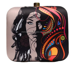 Multicolor-Boho-Mujer-impreso-embrague Mejor precio al por mayor de los fabricantes de la India - Product Image 1