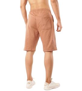 Pantalones Cortos Bermuda de Algodón de Color Sólido para Hombre, con Cintura Ajustable con Cordón y Bolsillos, Logotipo Frontal, Secado Rápido, Casual, de Longitud Media, Tejido de Punto - Product Image 5