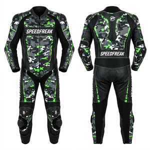 ชุดแข่งรถมอเตอร์ไซค์ Speedfreak แขนยาวสำหรับผู้ชาย ระบายอากาศได้ดีทุกฤดู ชุดเกราะป้องกันแบบชิ้นเดียว - Product Image 1