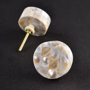 Perillas Decorativas Personalizadas con Incrustaciones de Madreperla, Diseño Clásico, Ecológicas, para Cajones y Puertas de Armarios, Venta al Por Mayor - Product Image 1